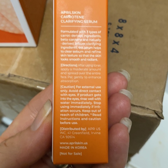 **SOLD On Mercari April Skin Carrotene Pads and Serum - Picture 5 of 6